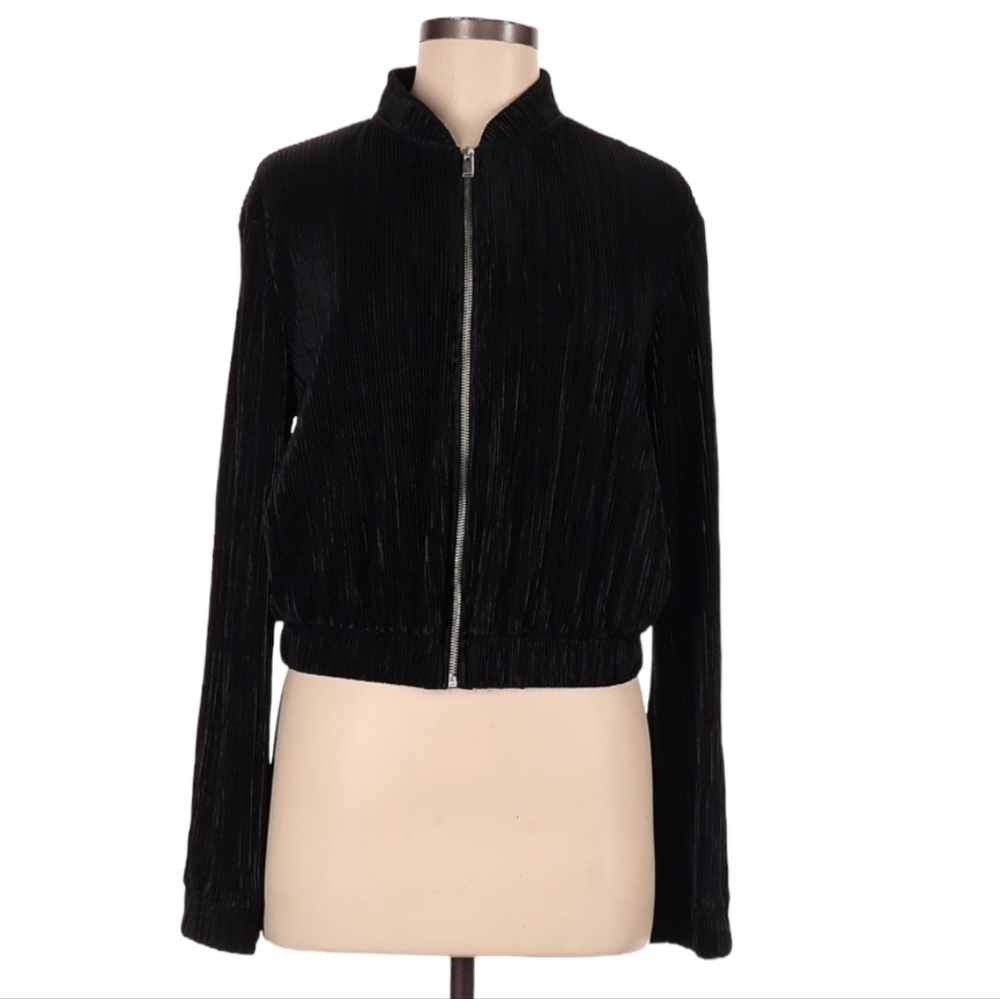 Zara Basic Black Jacket Size Medium - image 1